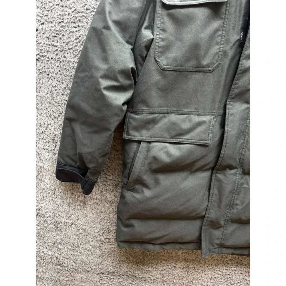 The North Face Biggie‎ McMurdo Down Parka Jacket Moss Green Black Mens Size L